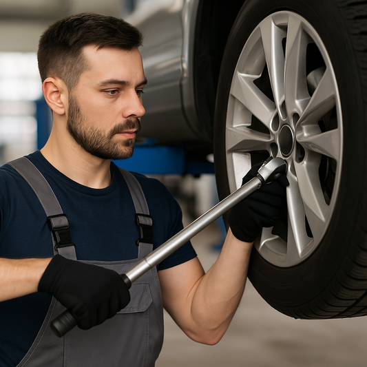 🚗 Radwechsel erledigt – aber Räder nachziehen nicht vergessen! 🔧⚠️