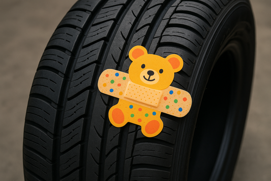 Ein Flicken. Ein Fehler. Ein Risiko fürs Leben – Warum man Reifen niemals „flicken“ sollte