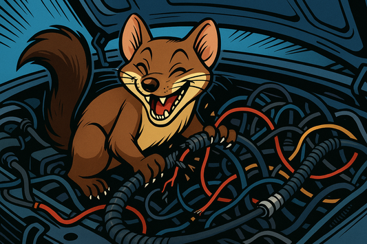 🦝 Marderschäden am Auto? Warum eine Marderabwehr sinnvoll ist