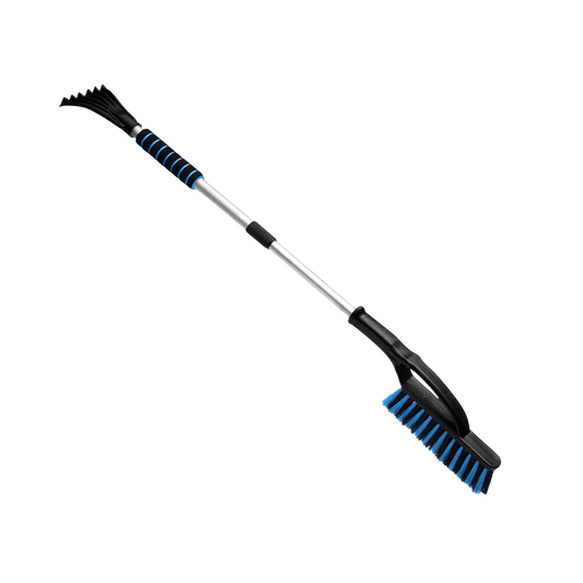 Eiskratzer mit Alu-Teleskopstiel und Schneebürste