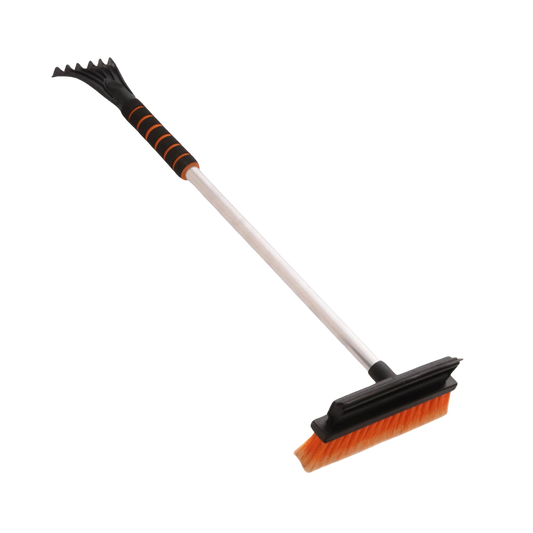 Eiskratzer mit Alustiel und Schneebürste