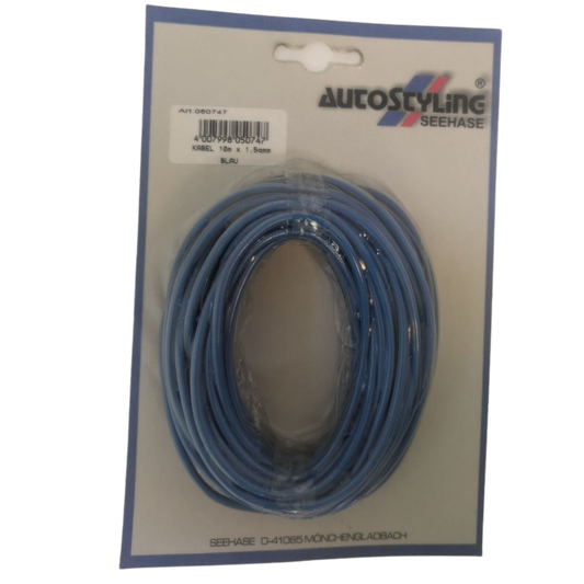 Lautsprecherkabel – 10 m x 1,5 mm² – Blau