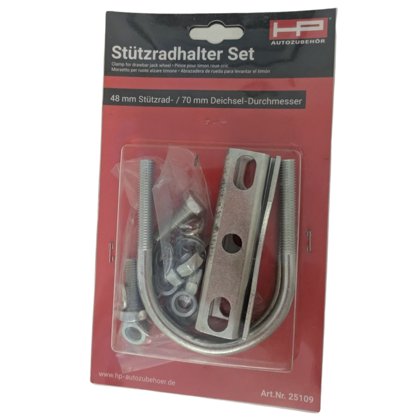 Stützradhalter Set – für Ø 48 mm Stützräder