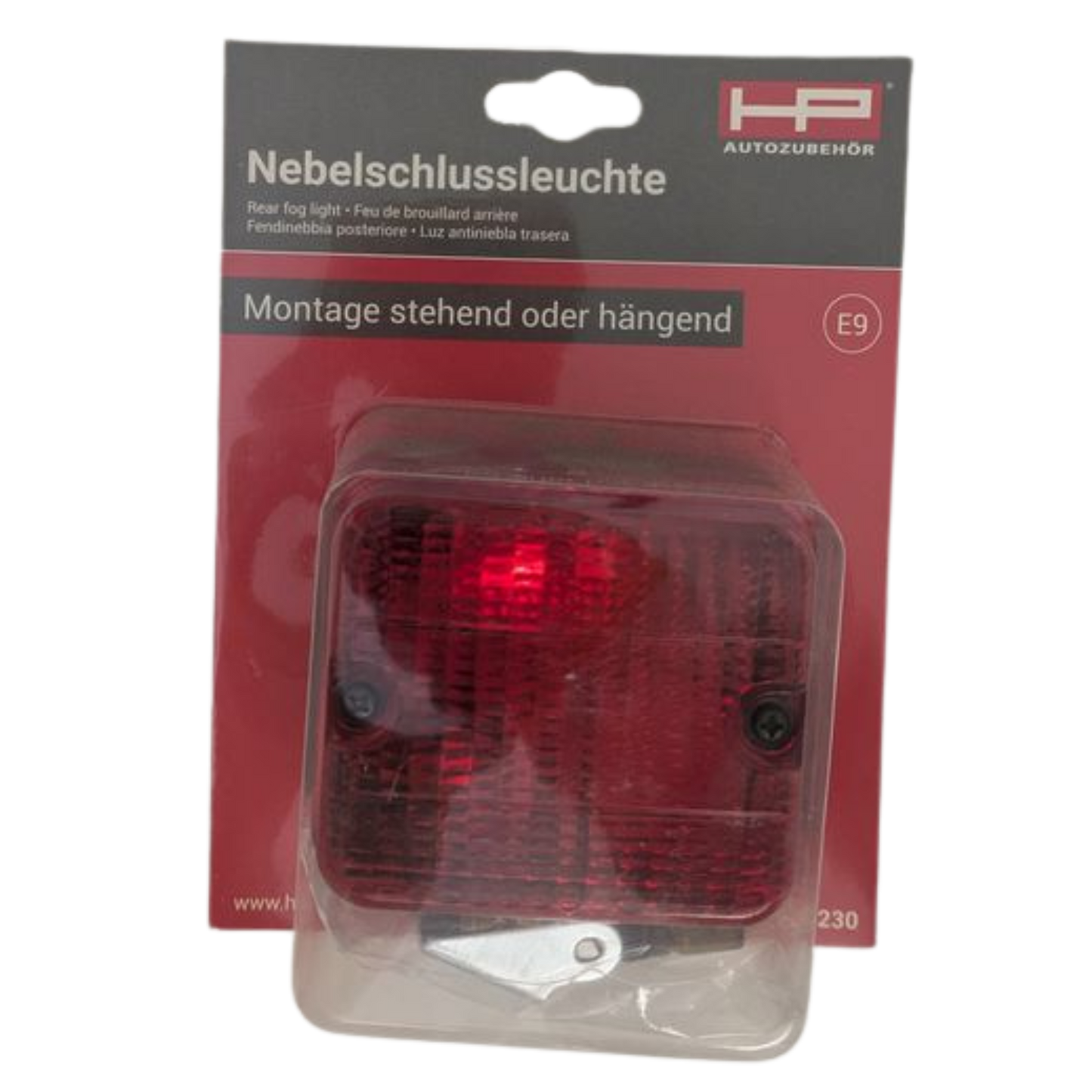Nebelschlussleuchte mit Schalter – 12V / 21W
