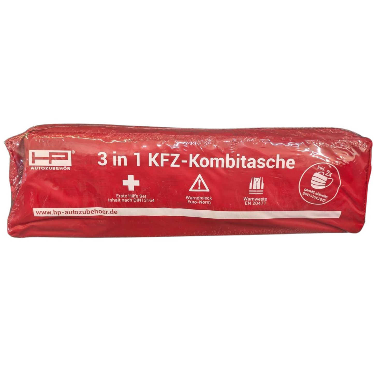 KFZ-Kombitasche 3 in 1 / Erste-Hilfe Set, Warndreieck & Warnweste
