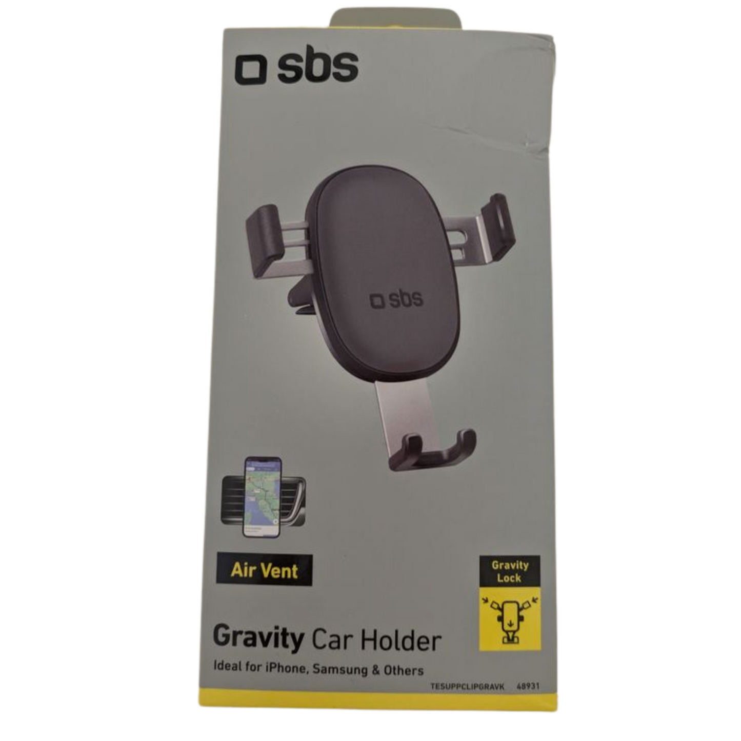 SBS Smartphone-Halterung Gravity Car Holder – Universal für Lüftungsgitter