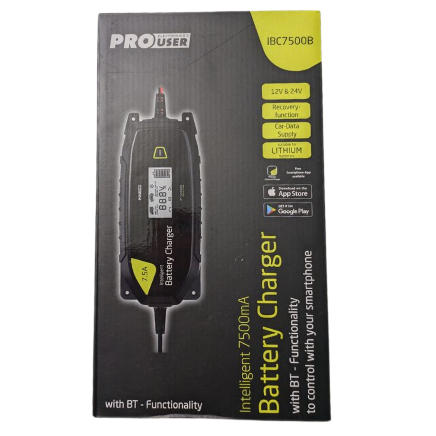 IBC 7500B Bluetooth Batterieladegerät 12V / 24V