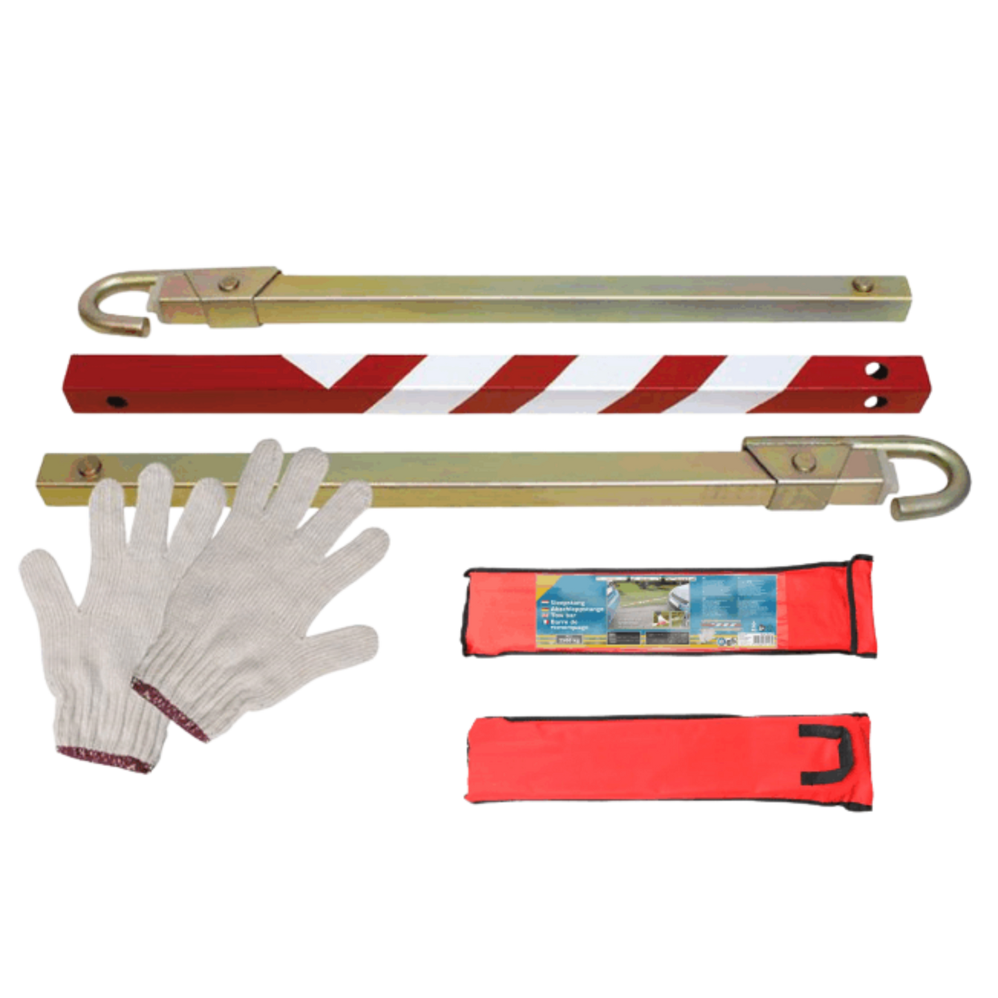 Sicherheits-Abschleppstange bis 2.500 kg – 1,80 m TÜV/GS geprüft