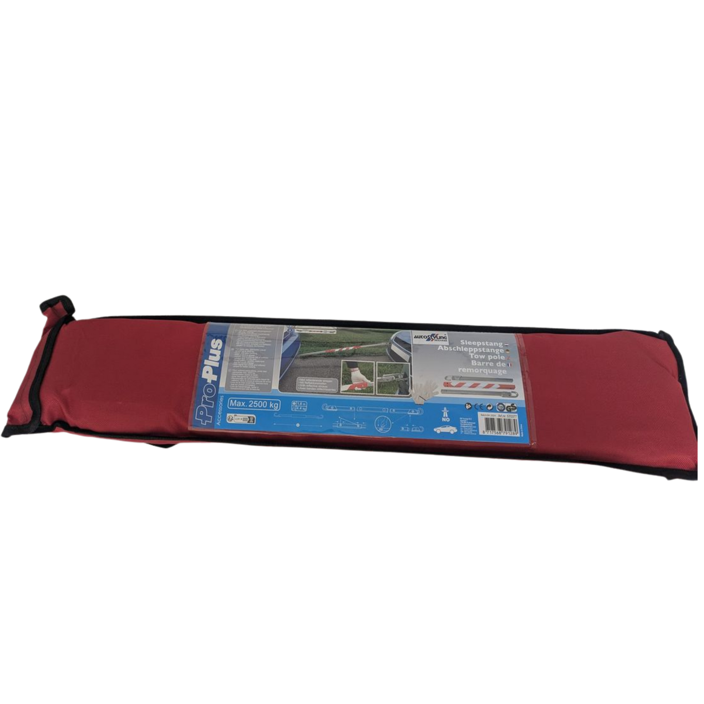 Sicherheits-Abschleppstange bis 2.500 kg – 1,80 m TÜV/GS geprüft