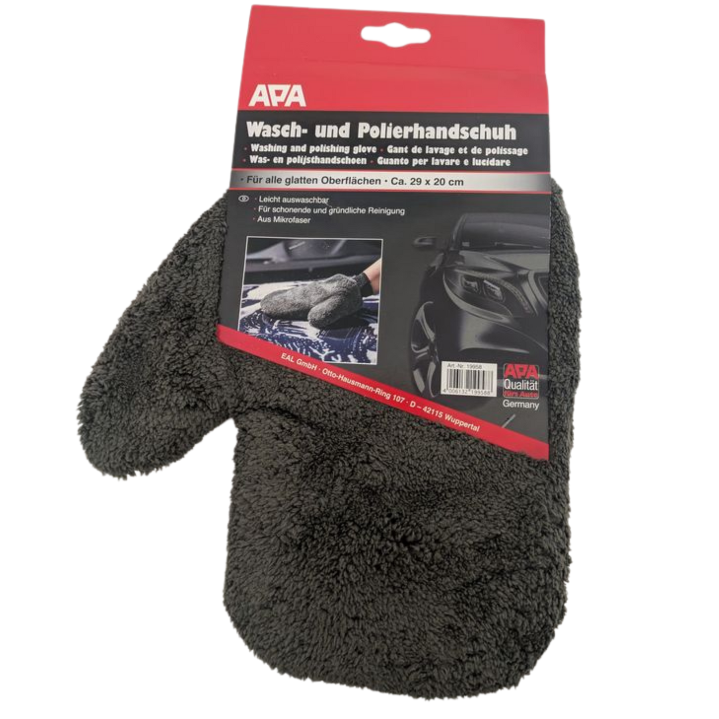 APA Wasch- und Polierhandschuh 29 x 20cm