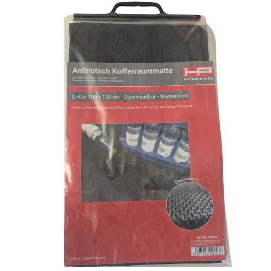 Antirutsch-Kofferraummatte 100 x 120 cm individuell zuschneidbar