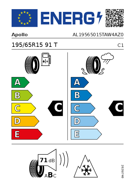 Apollo Alnac 4G Winter 195/65 R15 91T Winterreifen