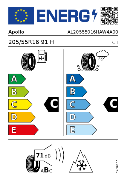 Apollo Alnac 4G Winter 205/55 R16 91H Winterreifen
