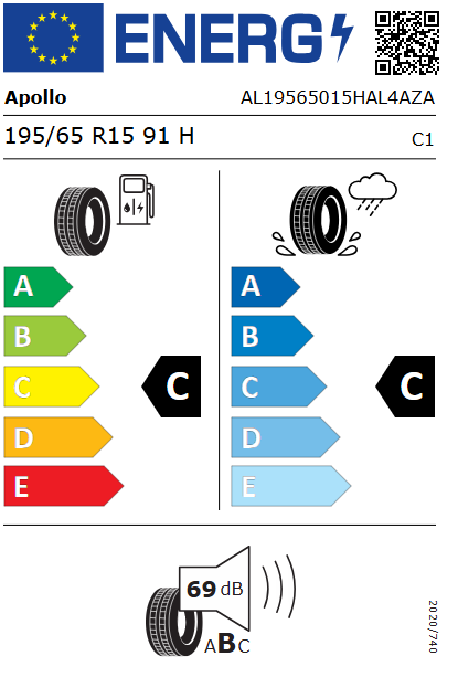 Apollo Alnac 4G 195/65 R15 91H  Sommerreifen