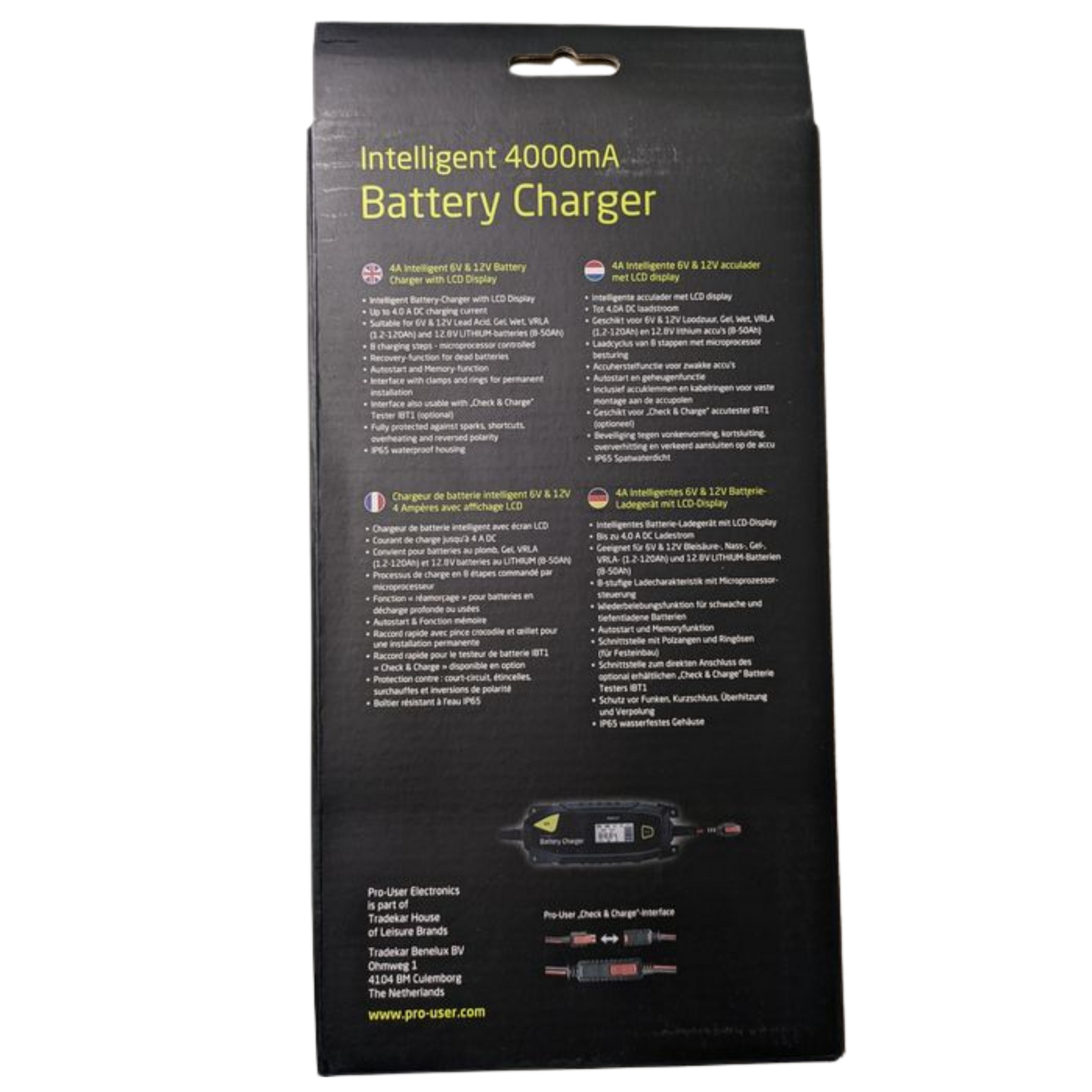 IBC 4000B  Batterieladegerät 6V / 12V – 4A