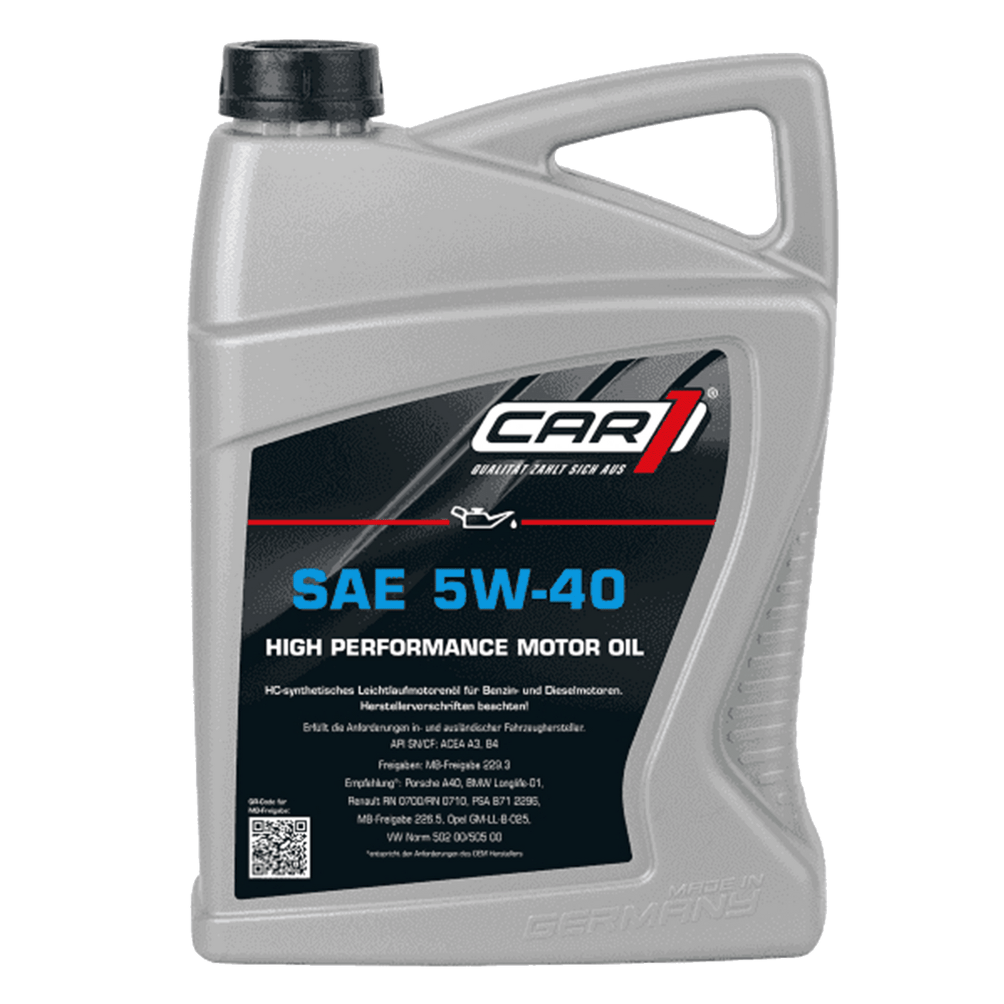 CAR1 Motorenöl SAE 5W-40