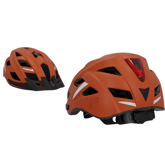 FISCHER Urban Plus Miami L/XL Fahrradhelm 58-61cm Rostbraun