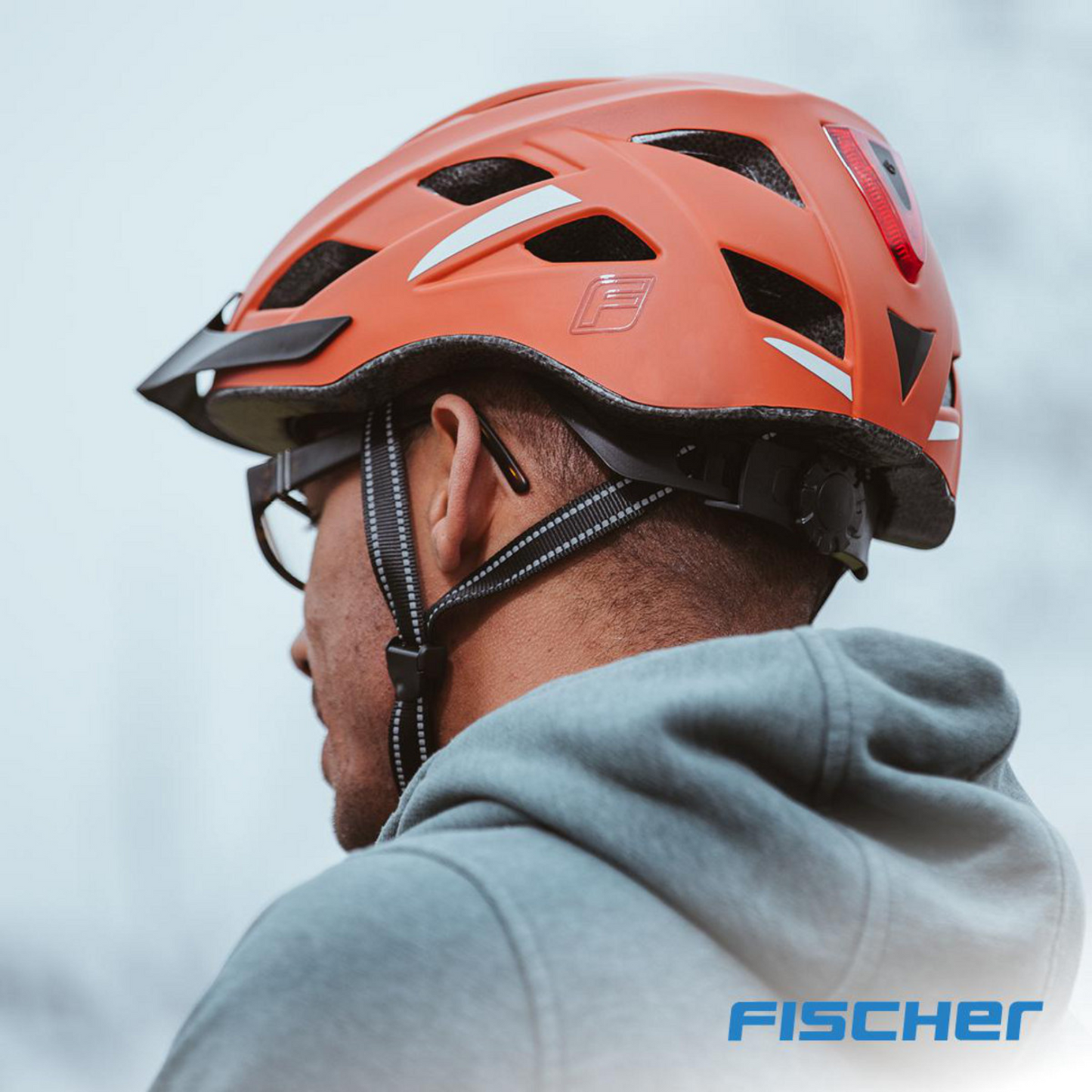 FISCHER Urban Plus Miami L/XL Fahrradhelm 58-61cm Rostbraun