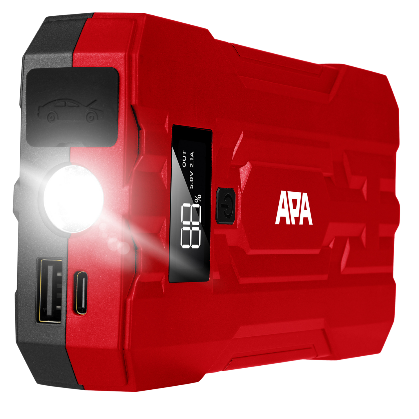 APA Lithium Powerpack 10.000 mAh – Starthilfe & Powerbank in Einem
