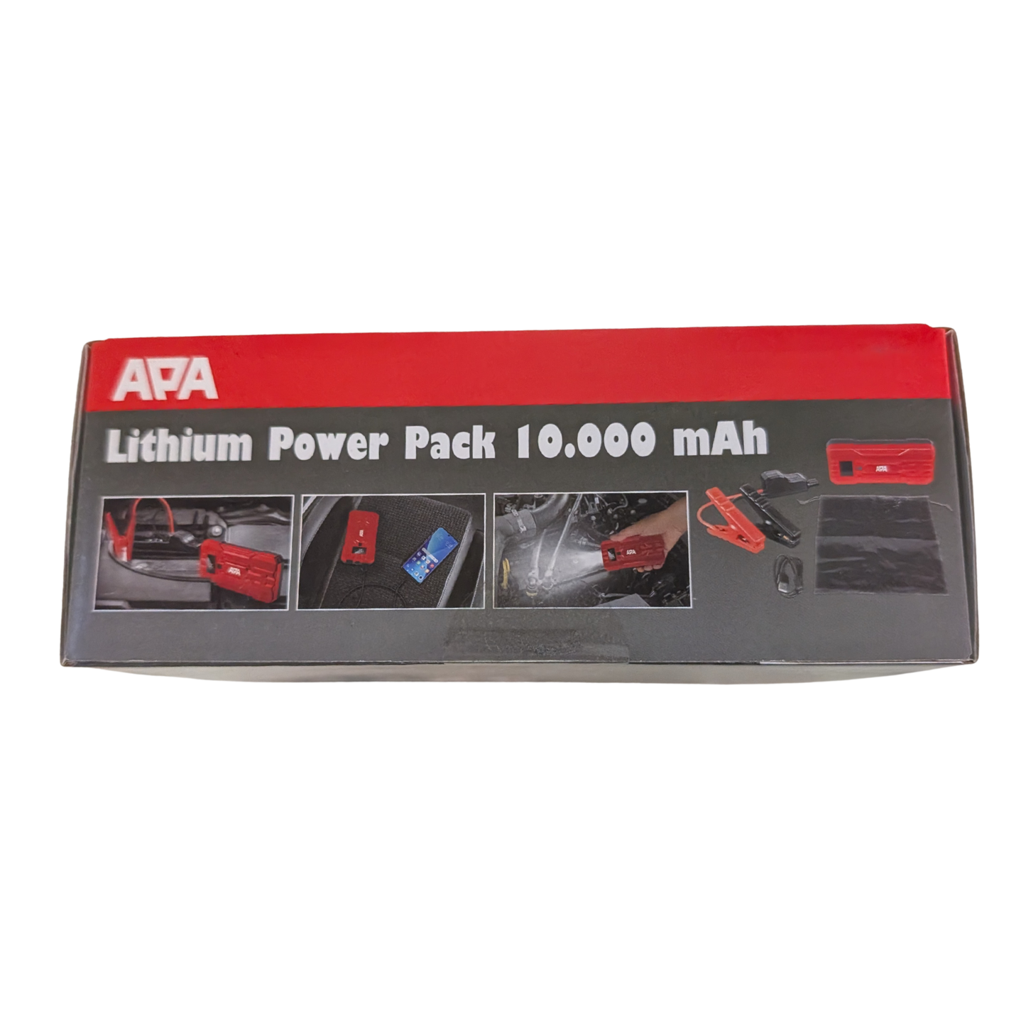 APA Lithium Powerpack 10.000 mAh – Starthilfe & Powerbank in Einem