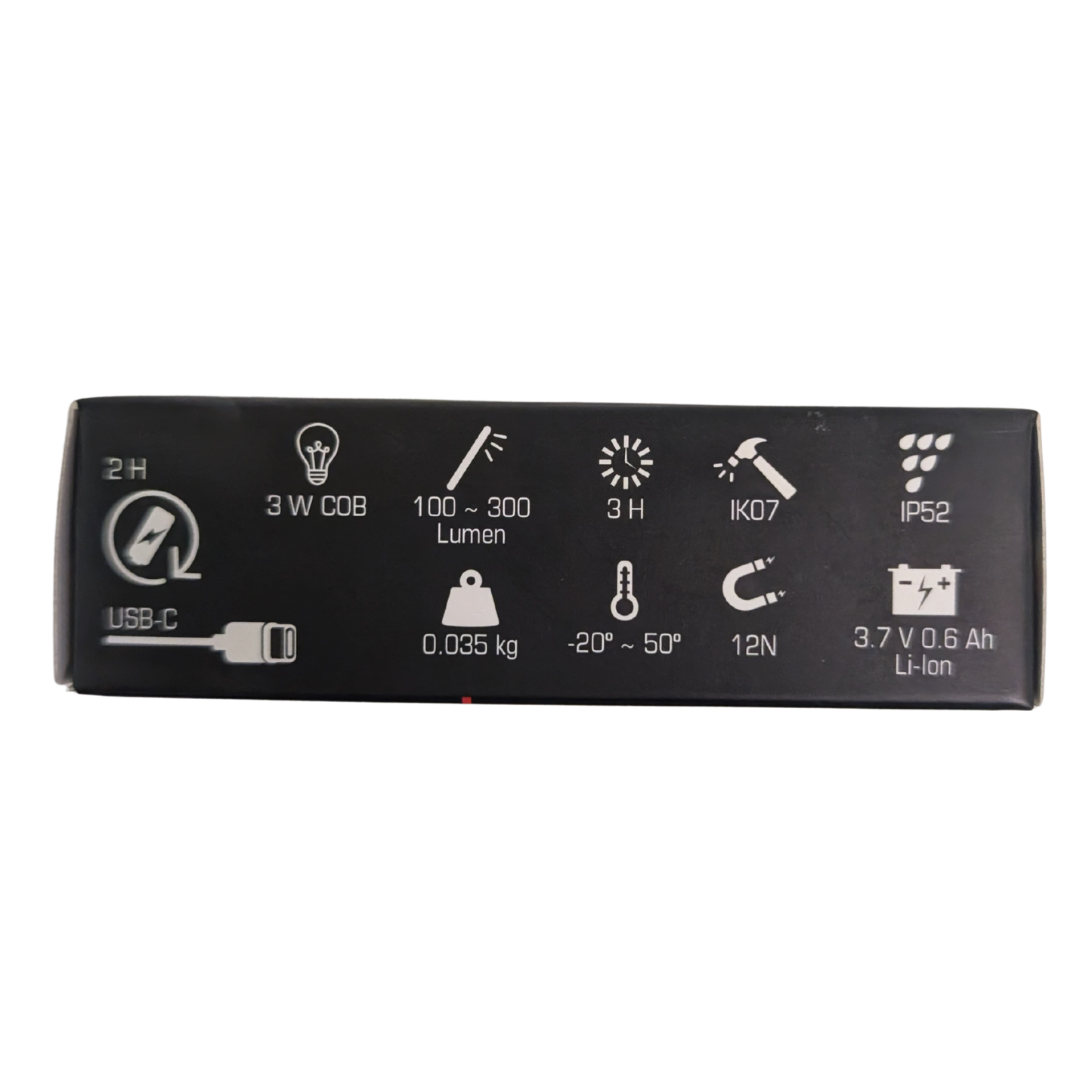 Car1 LED Mini lampe wiederauflaudbar mit USB-C