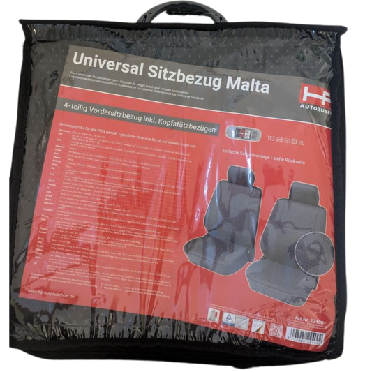 Universal Sitzbezug Malta 4-tlg. – Grau