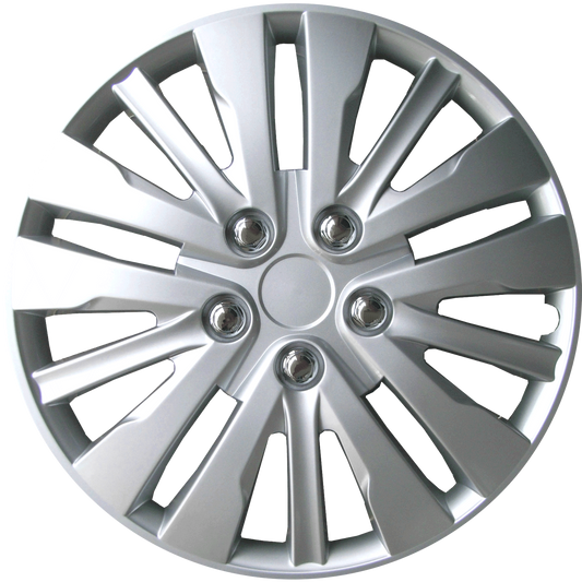 Sportblenden Prag 16”  – Silber mit Klarlack und Chrommuttern