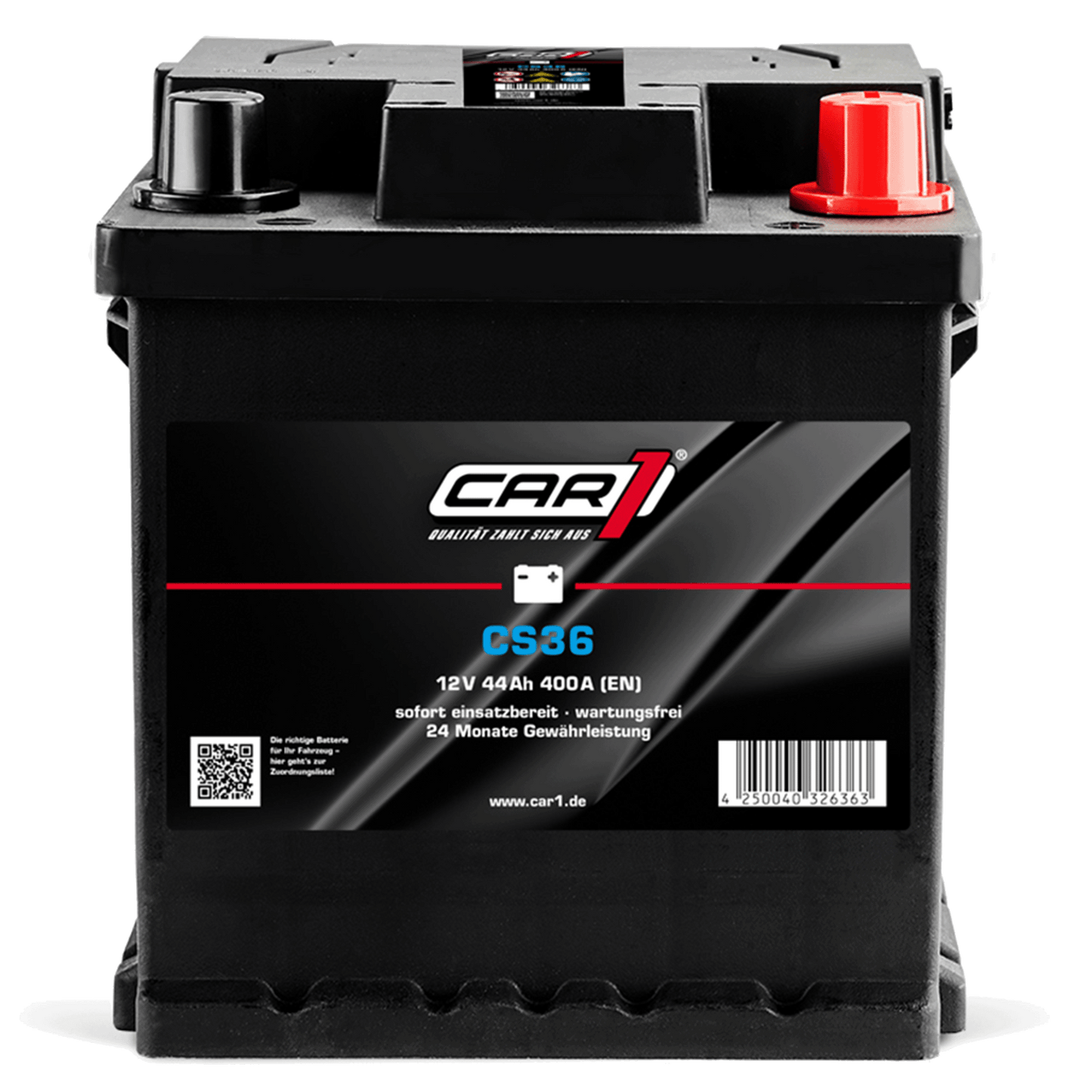 CAR1 Starterbatterie Super 44Ah 400A