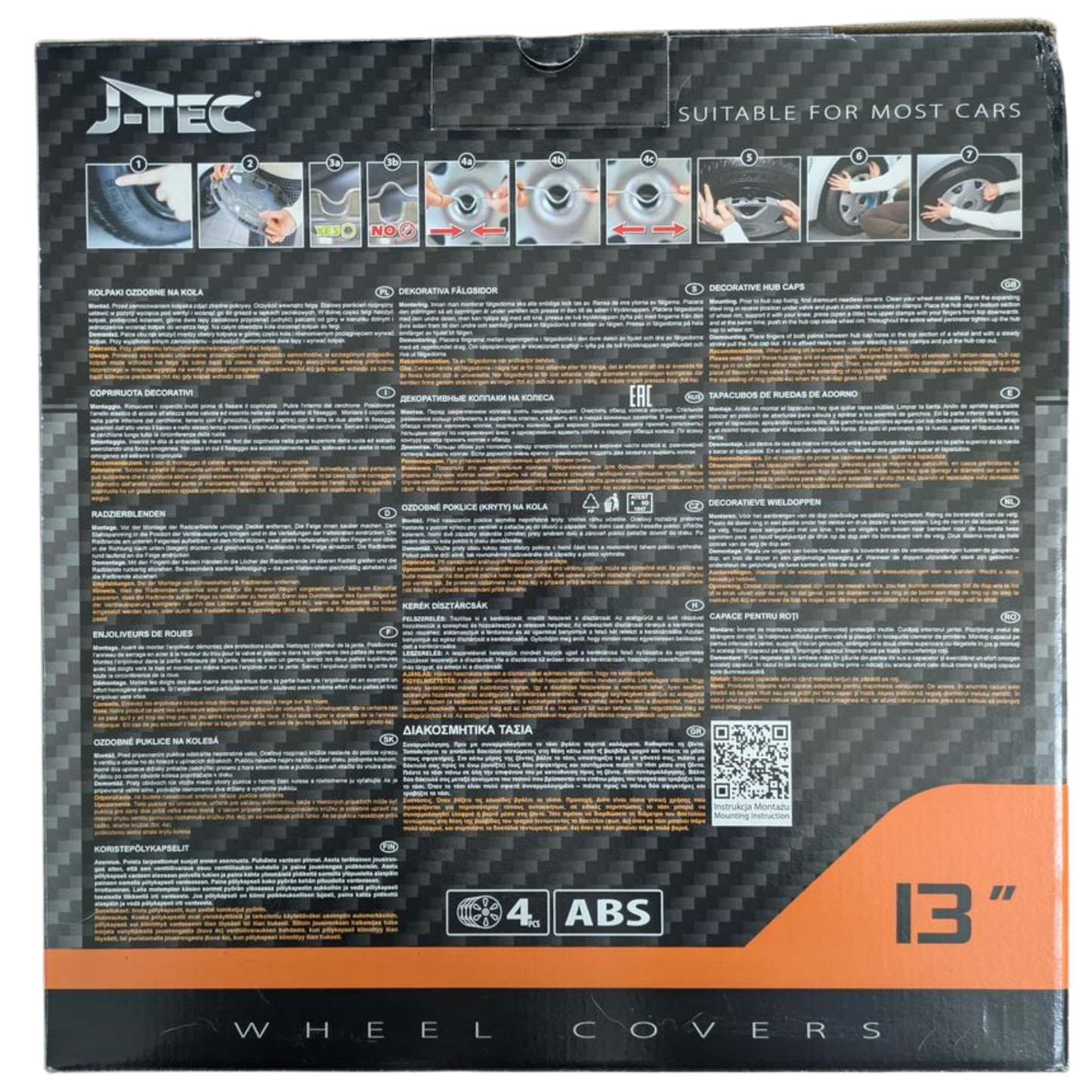 Radzierblenden Nascar – Silber 13"