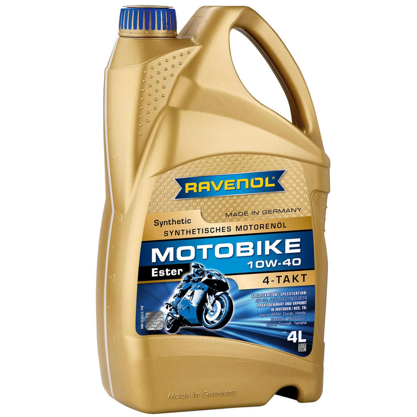 RAVENOL Motobike 4-T Ester SAE 10W-40