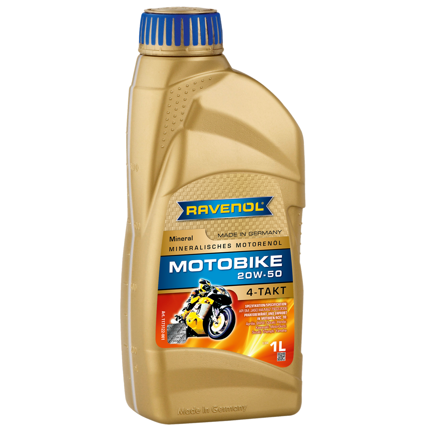RAVENOL Motobike 4-T Mineral SAE 20W-50