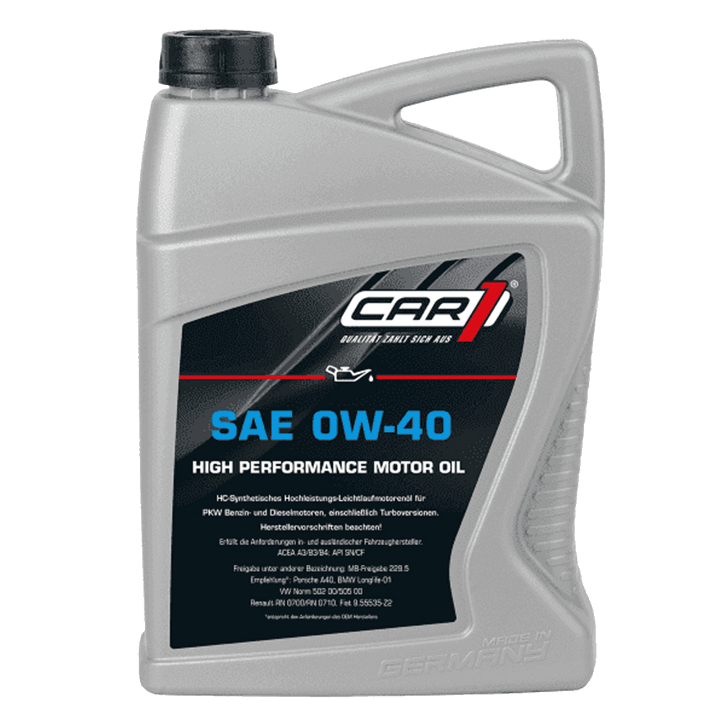CAR1 Motorenöl SAE 0W-40