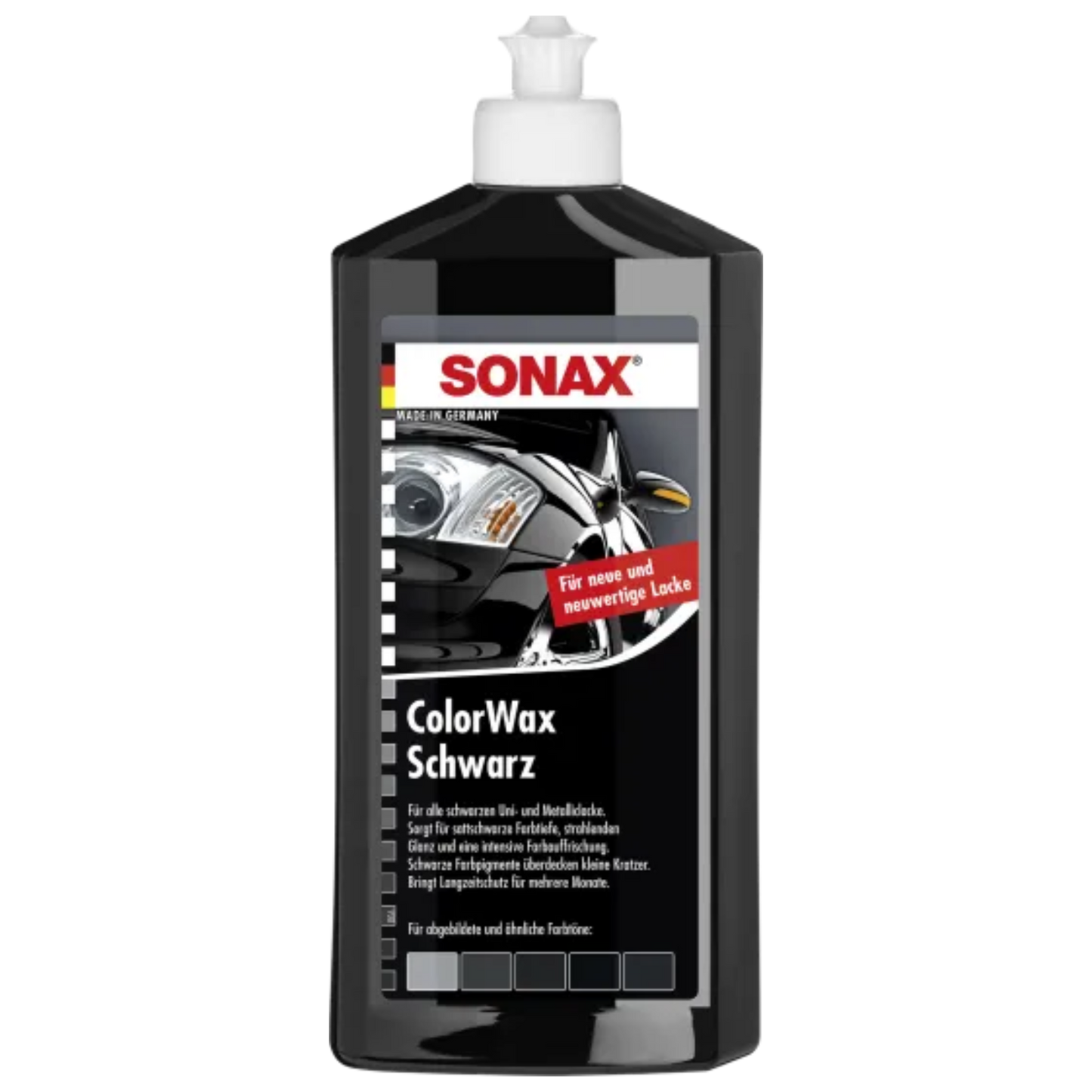 SONAX Color Wax schwarz - 500ml
