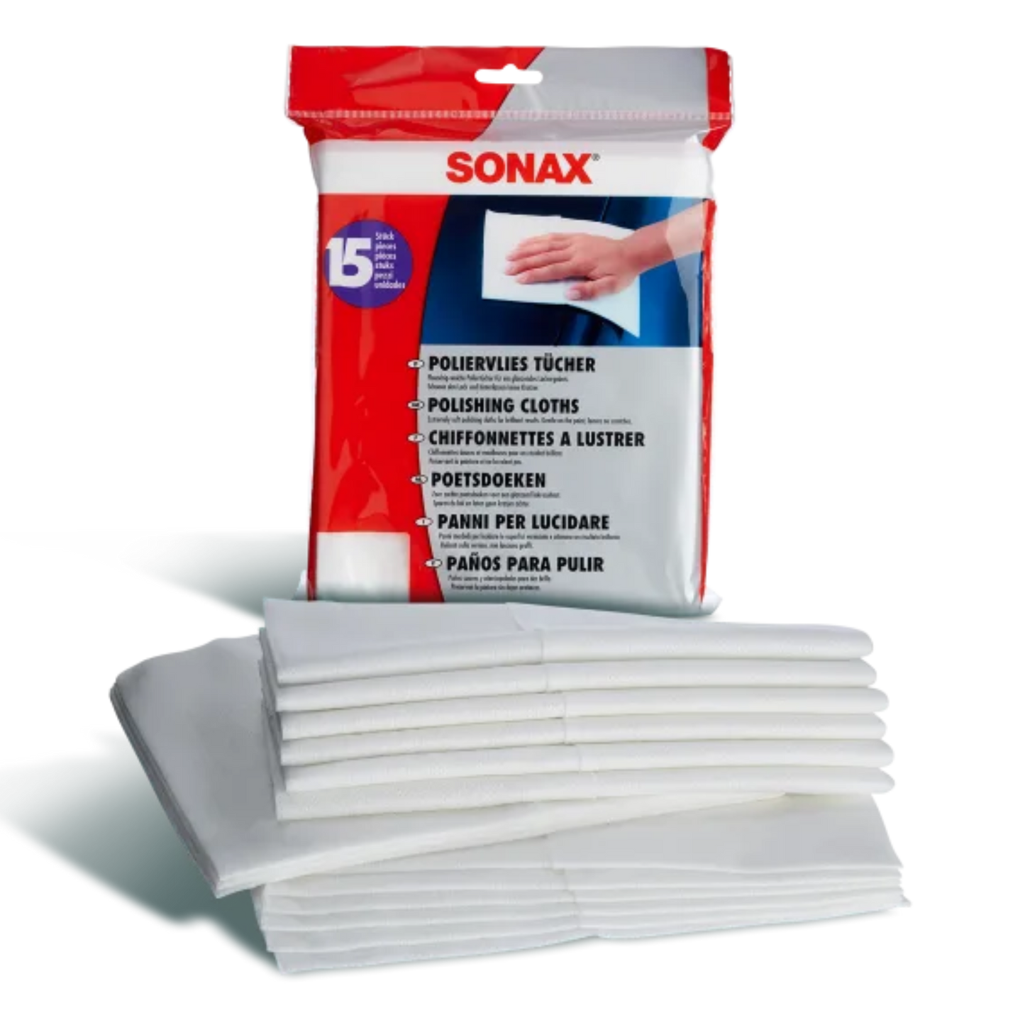 SONAX Poliervliestücher