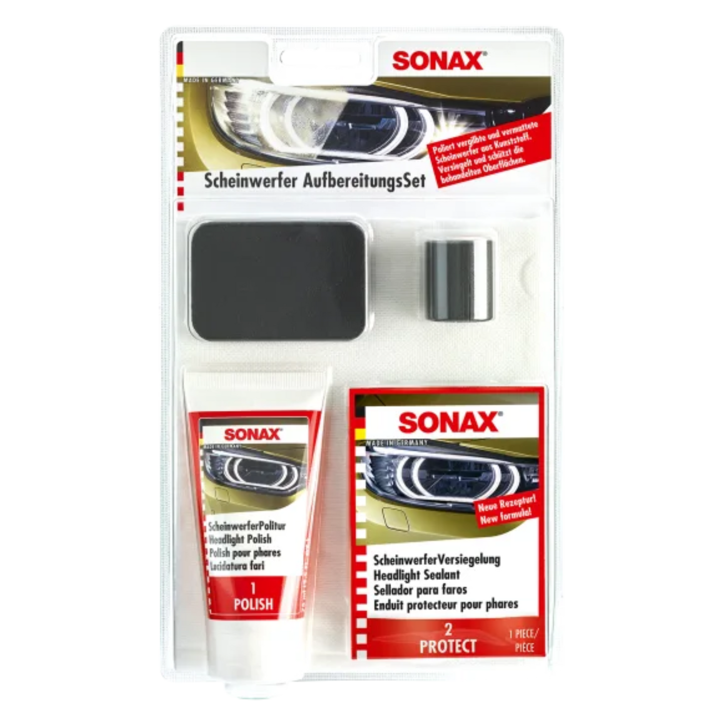 SONAX Scheinwerfer Aufbereitungsset