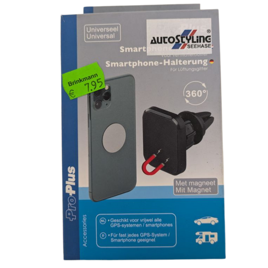 PROPLUS Magnet-Smartphonehalter – Universal für Lüftungsgitter
