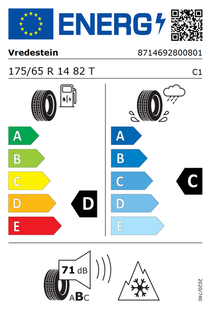 Vredestein Snowtrac 5 175/65 R14 82T Winterreifen