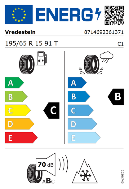 Vredestein Quatrac 195/65 R15 91T Ganzjahresreifen