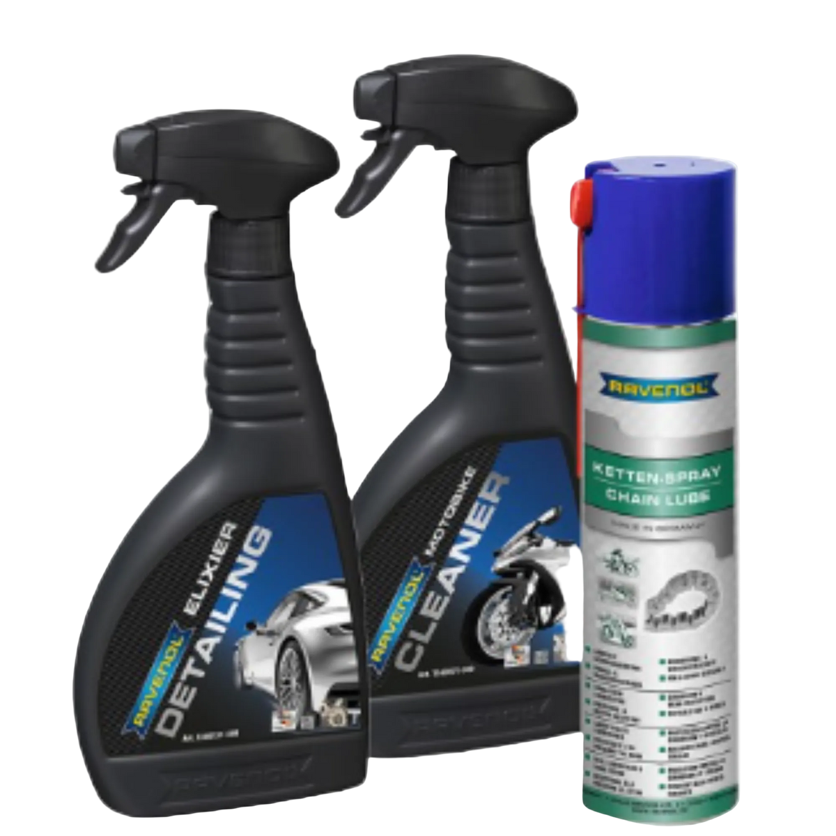 RAVENOL Motorrad Pflegeset