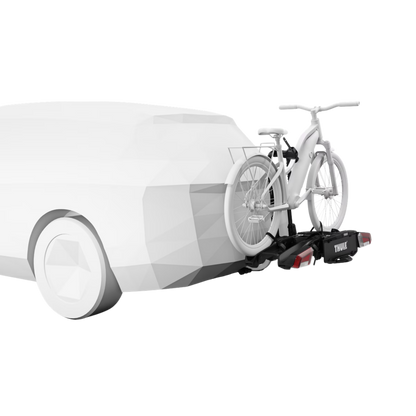 Thule EasyFold 3 für 2 Fahrräder – Kompakter Premium-Fahrradträger mit maximalem Komfort