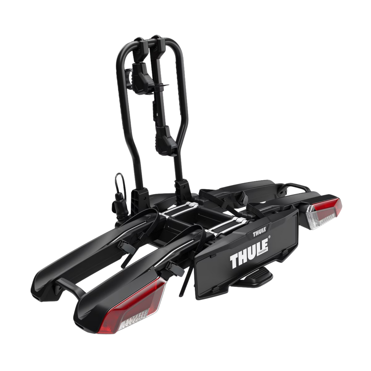 Thule EasyFold 3 für 2 Fahrräder – Kompakter Premium-Fahrradträger mit maximalem Komfort