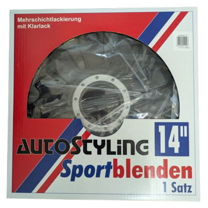 Sportblenden Alicante 14”  – Mattschwarz