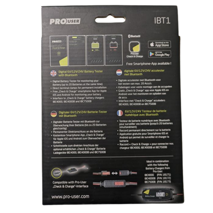 ProUser IBT1 – Digitaler Batterie-Tester mit Bluetooth & App-Anbindung