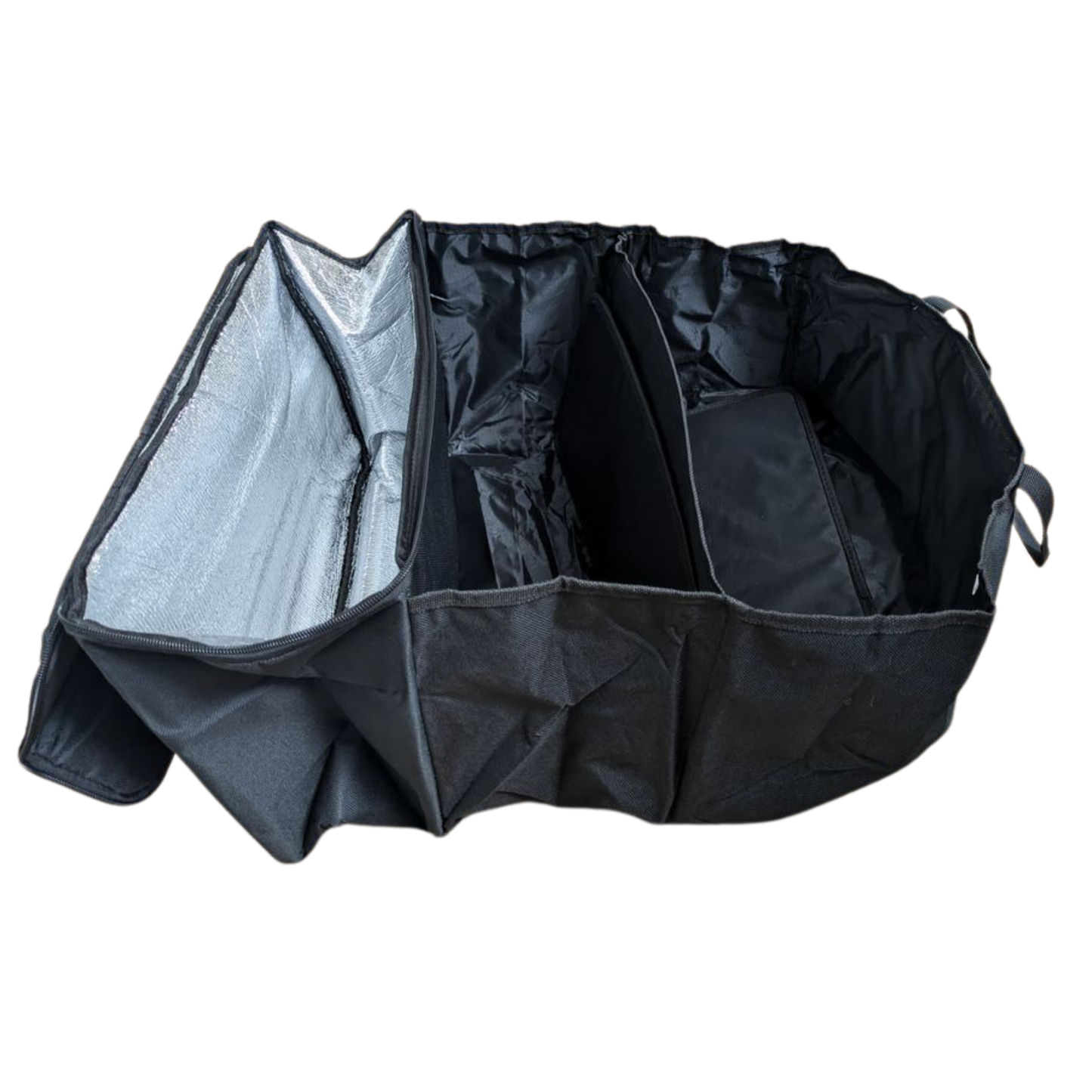 Faltbare Kofferraumtasche mit integriertem Kühlfach