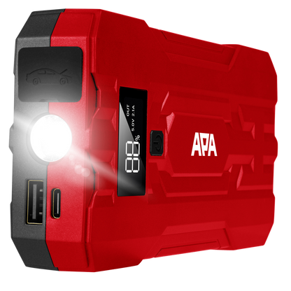 APA Lithium Powerpack 10.000 mAh – Starthilfe & Powerbank in Einem