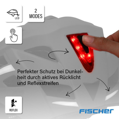 FISCHER Urban Plus Boston S/M Fahrradhelm 52-59cm Dunkelblau