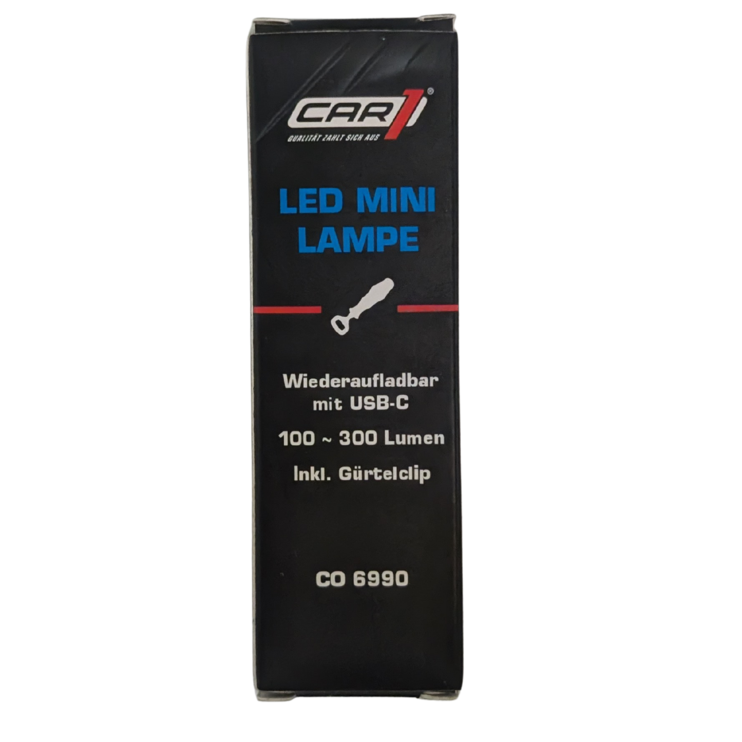 Car1 LED Mini lampe wiederauflaudbar mit USB-C