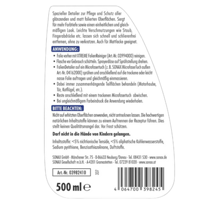 SONAX XTREME FolienDetailer - 500ml