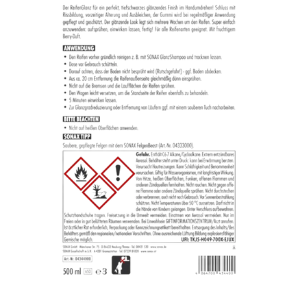 SONAX ReifenGlanz Special Edition - 500ml