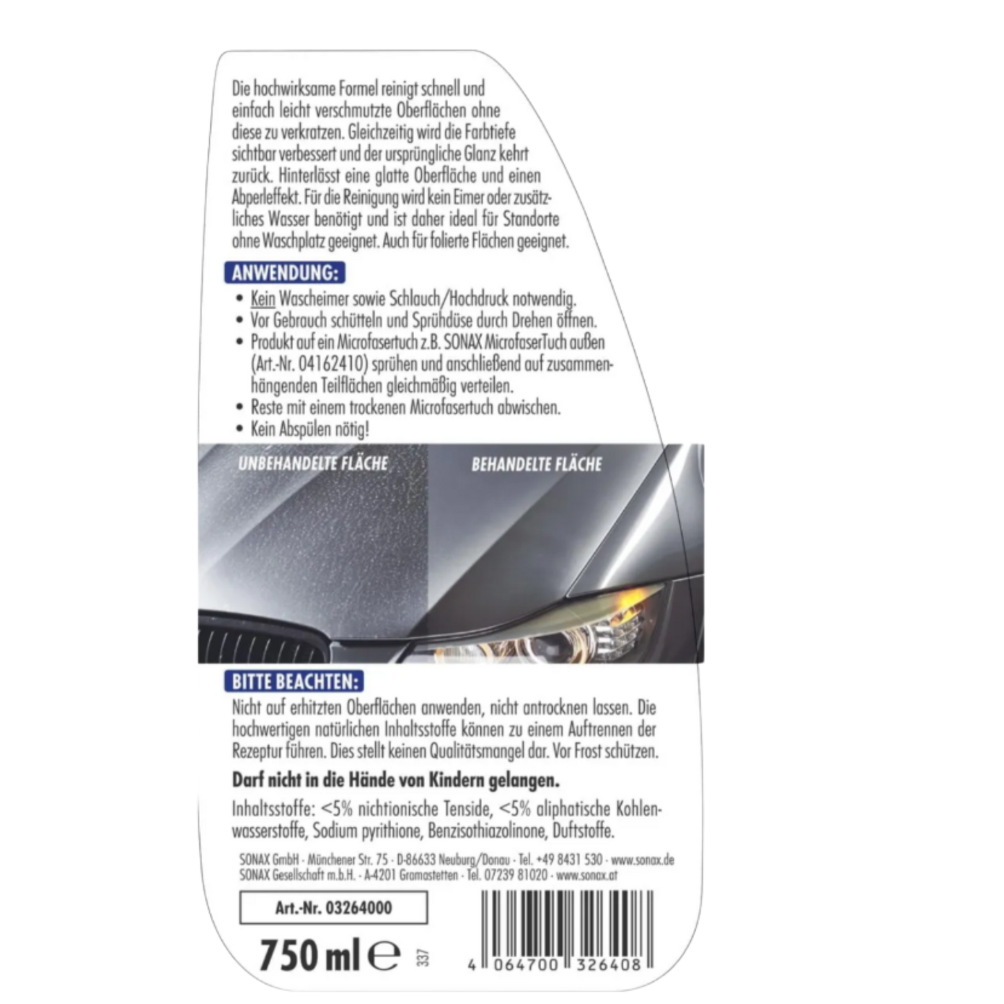 SONAX XTREME TrockenWäsche - 750ml